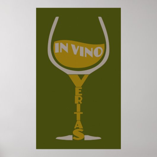 In Vino Veritas aangepast poster (Voorkant)
