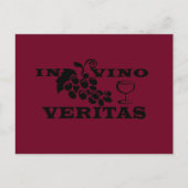 In vino veritas briefkaart (Voorkant)