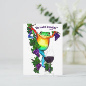 In Vino Veritas Briefkaart (Staand voorkant)