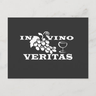 In vino veritas briefkaart