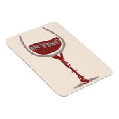 In Vino Veritas custom magnet Magneet (Rechterzijde)