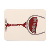 In Vino Veritas custom magnet Magneet (Horizontaal)