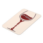 In Vino Veritas custom magnet Magneet (Linkerzijde)