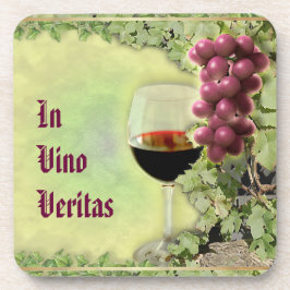 In Vino Veritas Drankjes Onderzetter