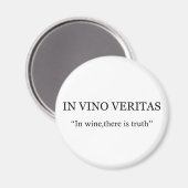 in vino veritas drink drink magneet (Voorkant / Achterkant)