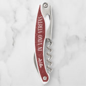 IN VINO VERITAS "In Wine is er waarheid" Kurkentrekker (Achterkant)