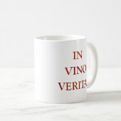 In vino veritas koffiemok (Voorkant rechts)