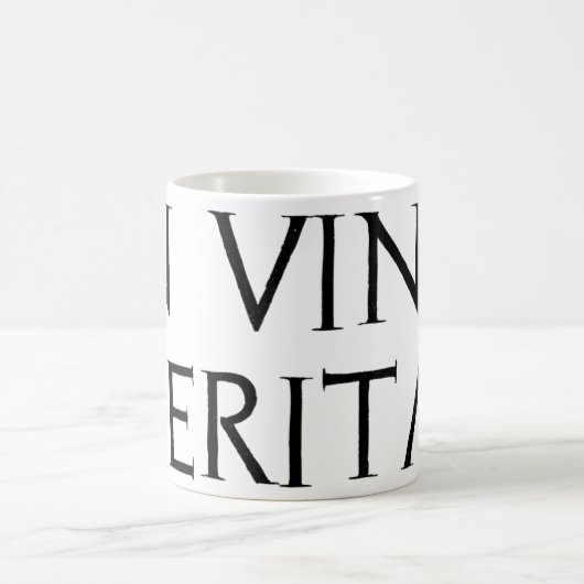 In Vino Veritas Koffiemok (Center)