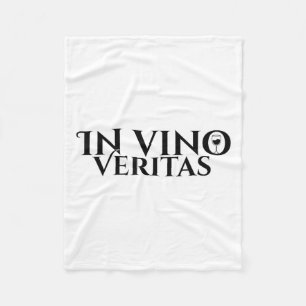 In Vino Veritas _ Latijn _ Oude Rome _ Wijnliefde Fleece Deken