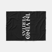 In Vino Veritas _ Latijn _ Oude Rome _ Wijnliefde Fleece Deken (Voorkant (Horizontaal))