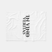 In Vino Veritas _ Latijn _ Oude Rome _ Wijnliefde Fleece Deken (Voorkant (Horizontaal))