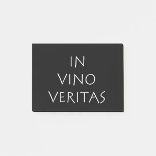 In vino veritas post-it® notes