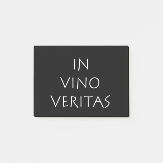 In vino veritas post-it® notes (Voorkant)