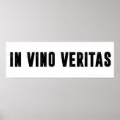 in vino veritas poster (Voorkant)