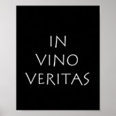 In vino veritas poster (Voorkant)
