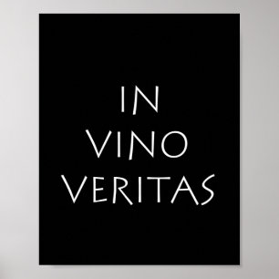 In vino veritas poster
