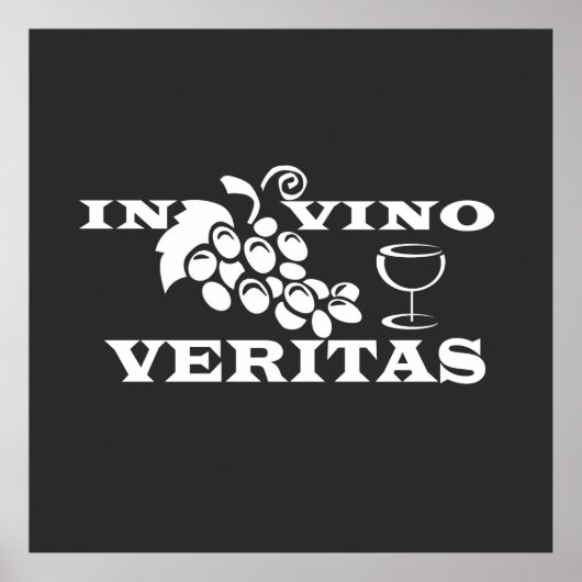 in vino veritas poster (Voorkant)