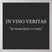 in vino veritas poster (Voorkant)