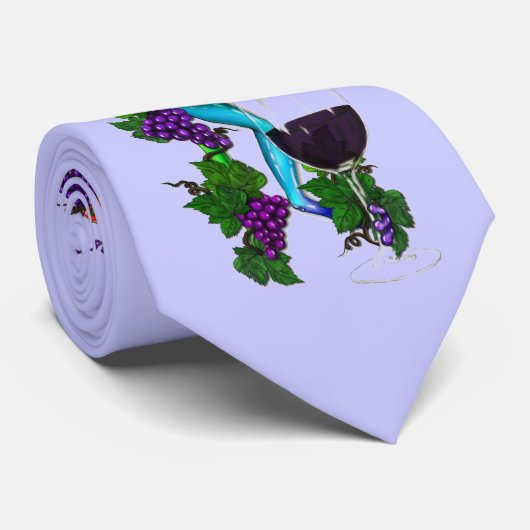 In Vino Veritas Stropdas (Opgerold)