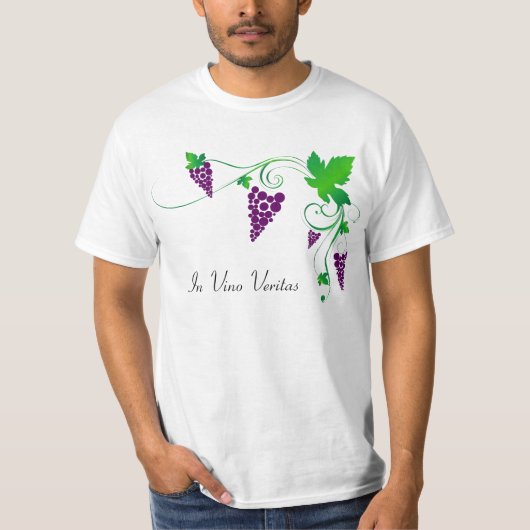 In Vino Veritas T-shirt (Voorkant)