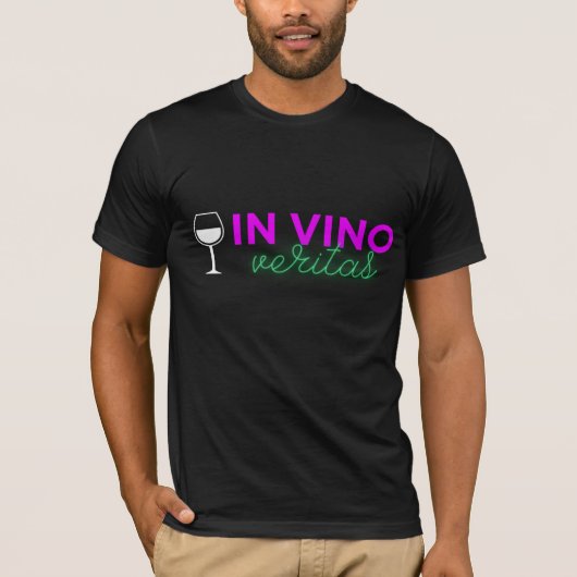 In Vino Veritas T-Shirt (Voorkant)