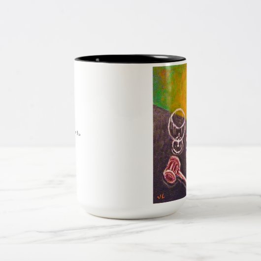 In Vino Veritas Two-tone Mok (Center)