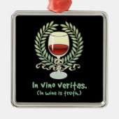 In Vino Veritas Wine Ornament (Voorkant)