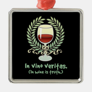 In Vino Veritas Wine Ornament