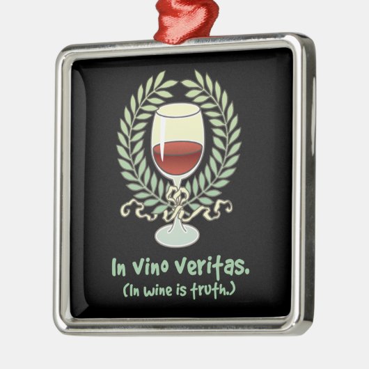 In Vino Veritas Wine Ornament (Links)