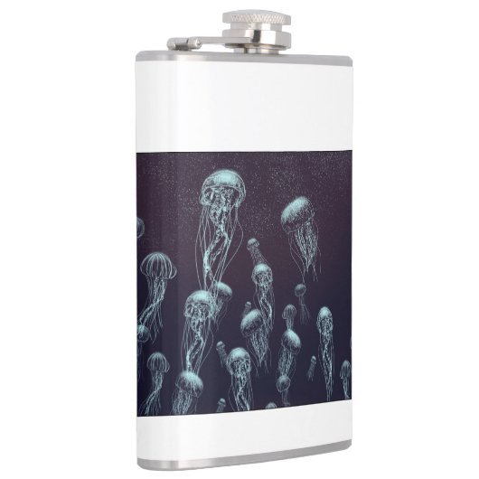 in Vinyl eingeschlagener Flachmann Heupfles (Rechts)