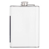 in Vinyl eingeschlagener Flachmann Heupfles (Achterkant)