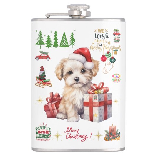 in Vinyl eingeschlagener Flachmann Heupfles (Voorkant)