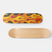 In vlammen persoonlijk skateboard (Horizontaal)