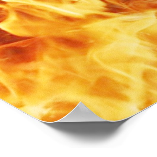 In vlammen poster (Hoek)