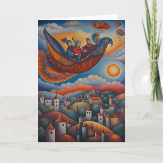 In vlucht kaart (Voorkant)