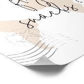 In vlucht snacks Wereldkaart afstuderen partij pos Poster (Hoek)