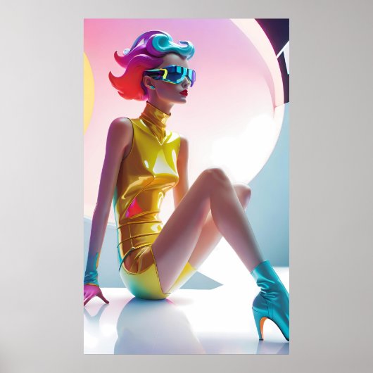 In Vogue Als Radioactiviteit Poster (Voorkant)