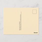 In volle bloei briefkaart (Achterkant)