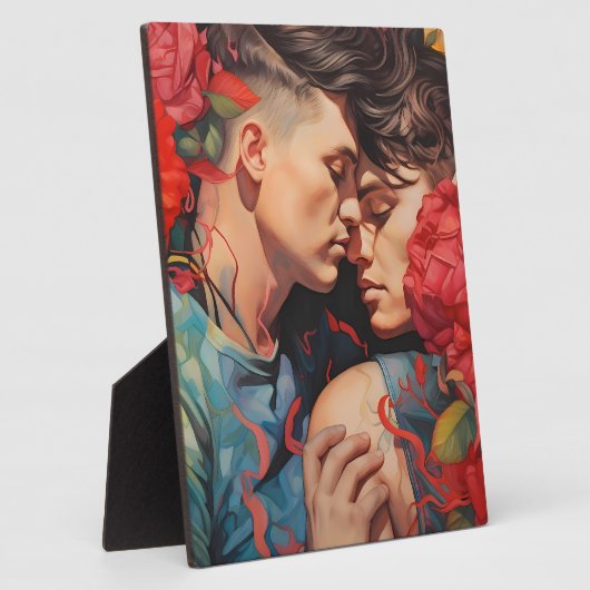 In volle bloei: een homoseksueel liefdesverhaal fotoplaat (Zijkant)