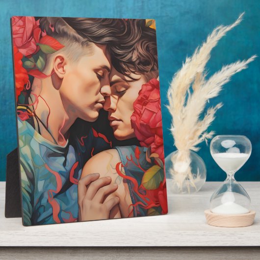 In volle bloei: een homoseksueel liefdesverhaal fotoplaat (Zijkant)