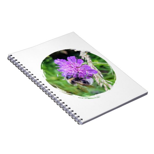 In voller Blüte – Notizbuch mit Hummelmotiv Notitieboek (Rechterzijde)