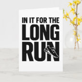 in voor de lange termijn hardloper grap hardloop q kaart (Gele Bloem)