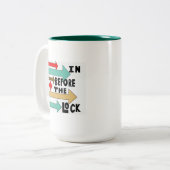 'In voor de Logo' Mok (Voorkant links)