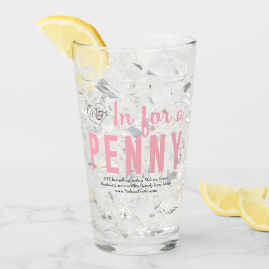 In voor een Penny Drink Glass Glas (Voorkant ijs)