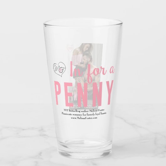 In voor een Penny Drink Glass Glas (Voorkant)
