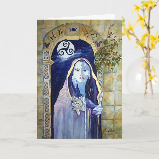 In Voorbereiding Kaart (Gele Bloem)