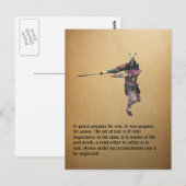 In vrede tref voor oorlog, in… briefkaart (Voorkant / Achterkant)