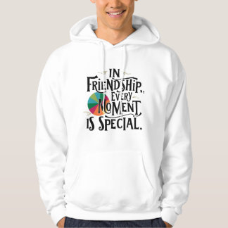 In vriendschap is elk moment bijzonder hoodie