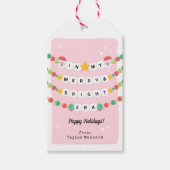 In Vrolijk Tijdperk Trendy Vriendschap Armband Ker Cadeaulabel (Voorkant)