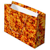 In vuur en vlam – Blazing Flame Groot Cadeauzakje (Voorkant Gekanteld)